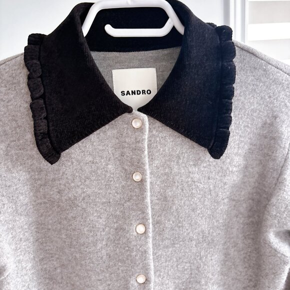 99% NEW SANDRO SIZE 1 SWEATER - Picture 3 of 6